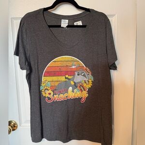 Disney Pocahontas Meeko Always Snacking tshirt